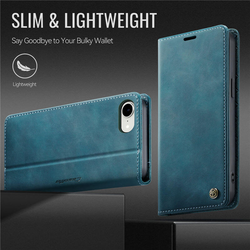 CaseMe iPhone 17e Magnetic Wallet Case with RFID Blocking