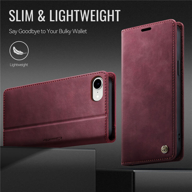 CaseMe iPhone 17e Magnetic Wallet Case with RFID Blocking