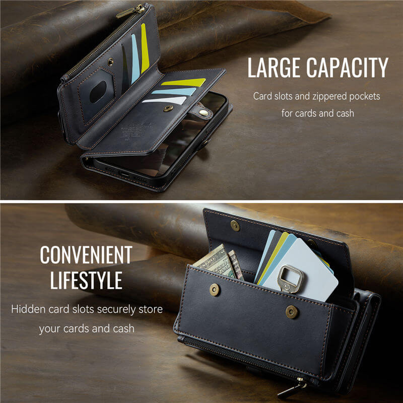 CaseMe iPhone 17e Crossbody Wallet Case