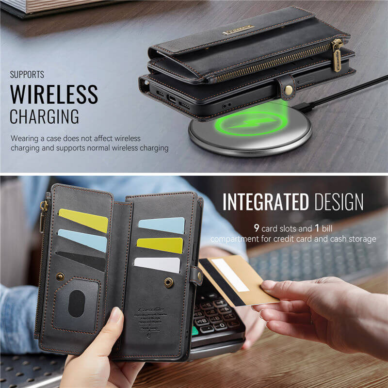 CaseMe iPhone 17e Crossbody Wallet Case