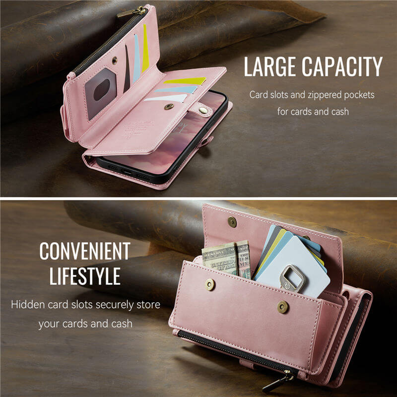 CaseMe iPhone 17e Crossbody Wallet Case