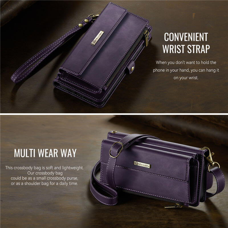 CaseMe iPhone 16e Crossbody Wallet Case