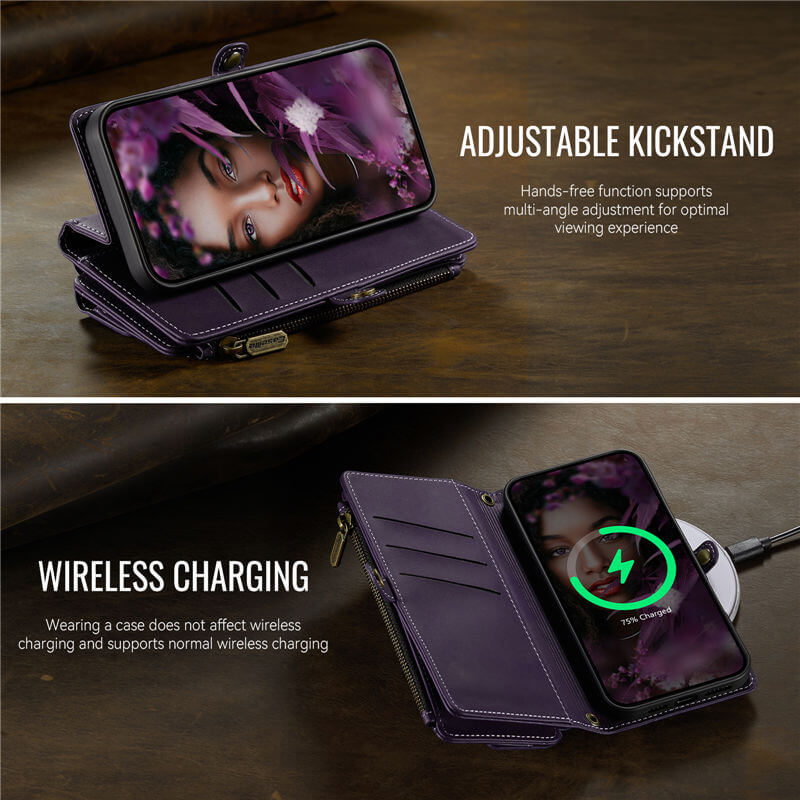 CaseMe iPhone 16e Crossbody Wallet Case