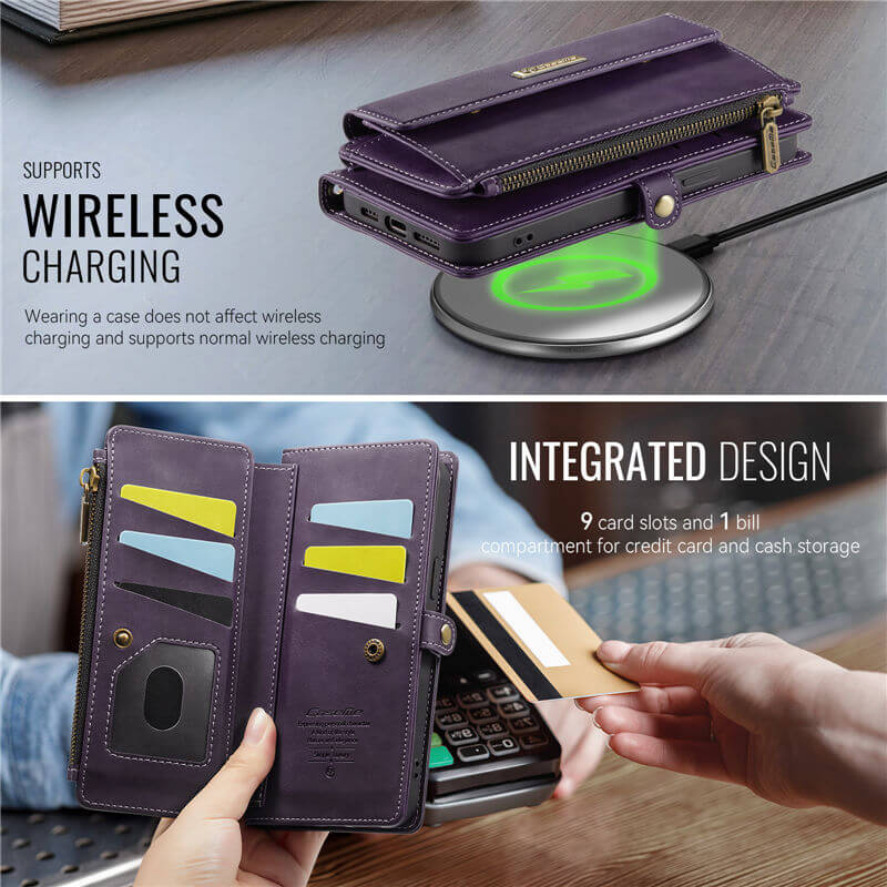 CaseMe iPhone 16e Crossbody Wallet Case