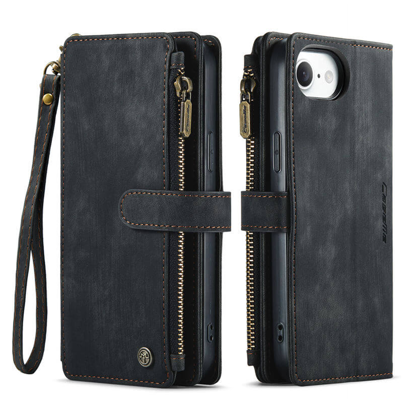 CaseMe iPhone 17e Wallet Case with Wrist Strap