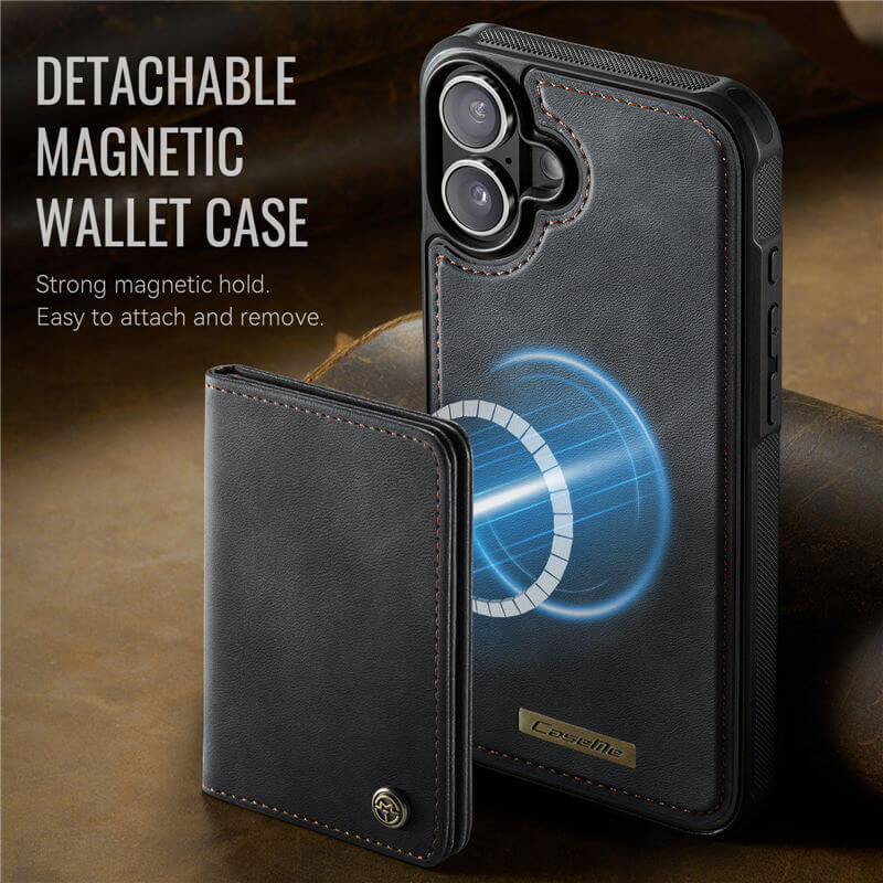 CaseMe iPhone 17 2-in-1 Detachable Magnetic Wallet Case
