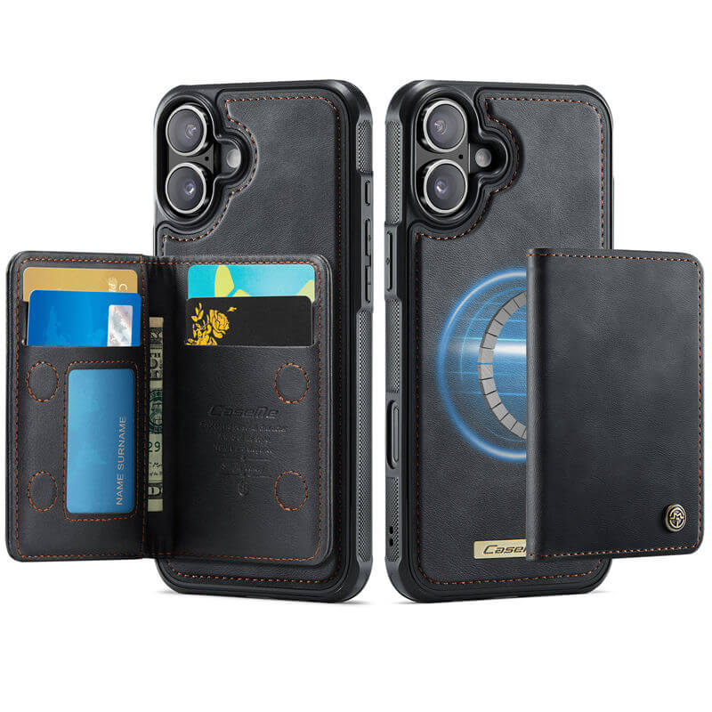 CaseMe iPhone 17 2-in-1 Detachable Magnetic Wallet Case