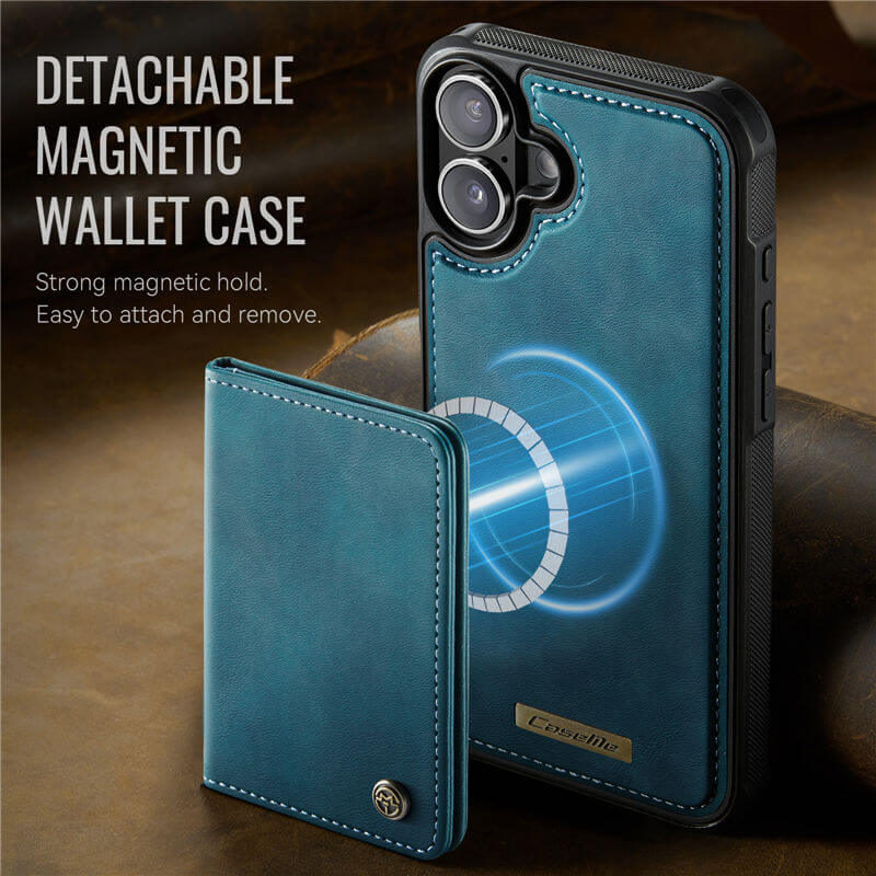CaseMe iPhone 17 2-in-1 Detachable Magnetic Wallet Case