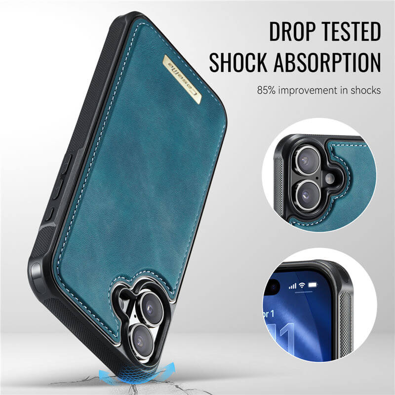 CaseMe iPhone 17 2-in-1 Detachable Magnetic Wallet Case