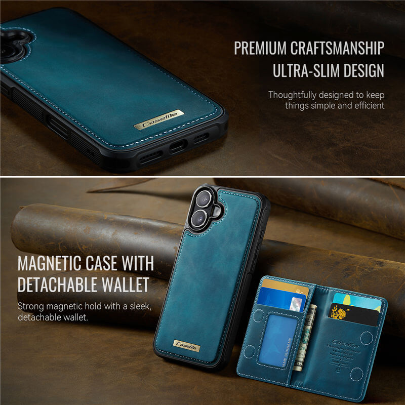 CaseMe iPhone 17 2-in-1 Detachable Magnetic Wallet Case