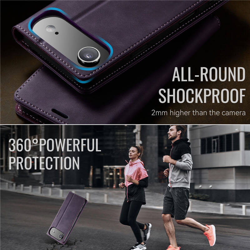 CaseMe iPhone Air Magnetic Wallet Case with RFID Blocking