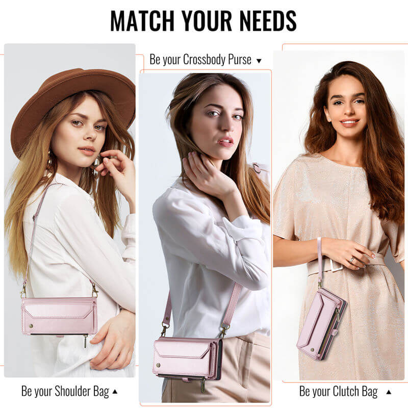 CaseMe iPhone Air Wallet RFID Blocking Crossbody Phone Case