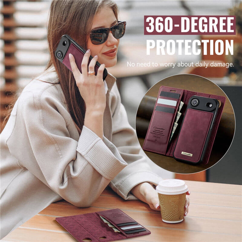 CaseMe iPhone Air 2-in-1 Magnetic Wallet Case