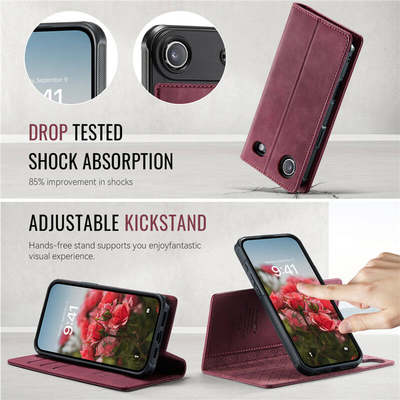 CaseMe iPhone Air 2-in-1 Magnetic Wallet Case