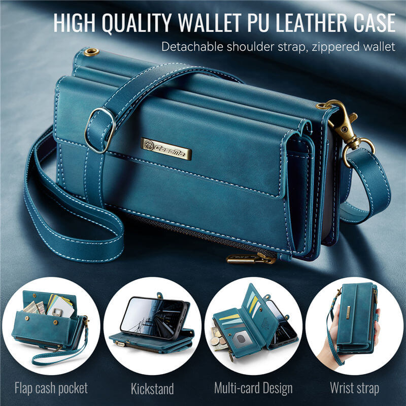 CaseMe iPhone 17 Crossbody Wallet Case
