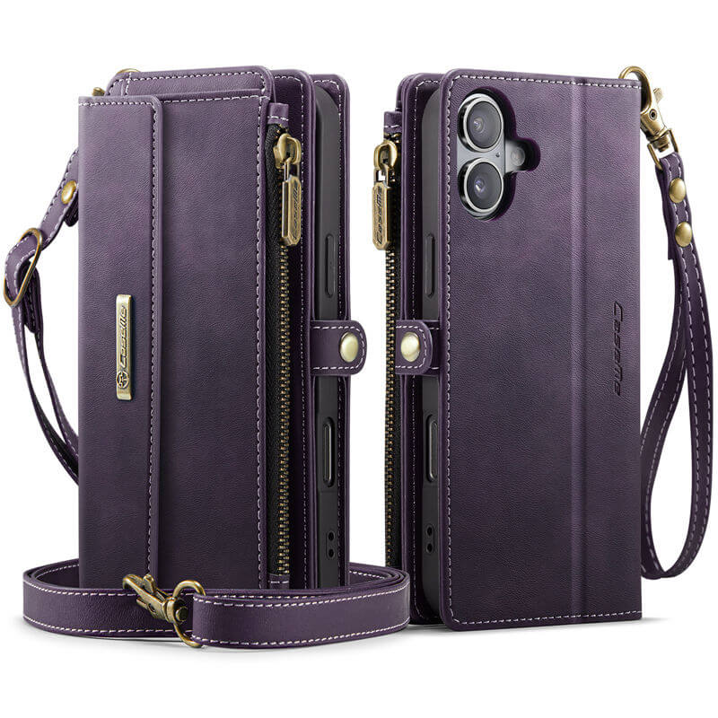 CaseMe iPhone 17 Crossbody Wallet Case