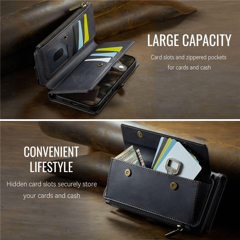 CaseMe iPhone 17 Pro Max Crossbody Wallet Case