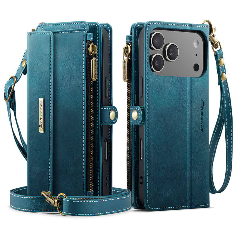 CaseMe iPhone 17 Pro Crossbody Wallet Case