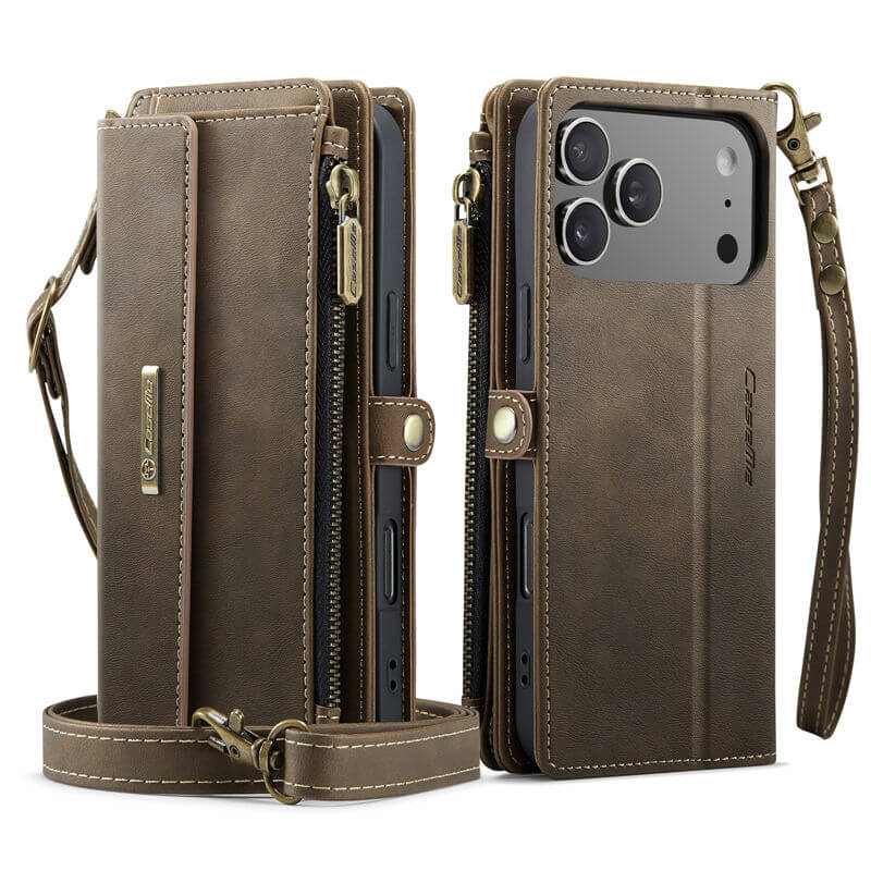 CaseMe iPhone 17 Pro Crossbody Wallet Case