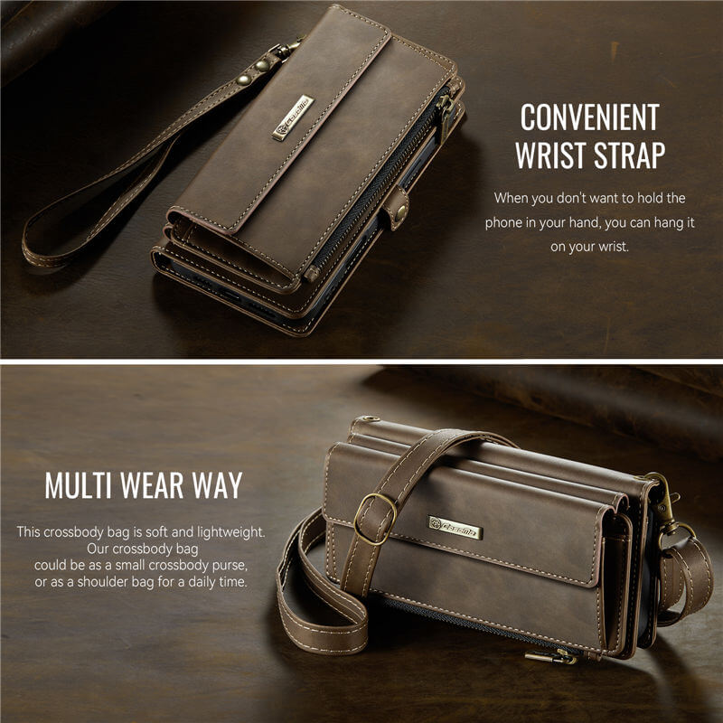 CaseMe iPhone 17 Pro Crossbody Wallet Case