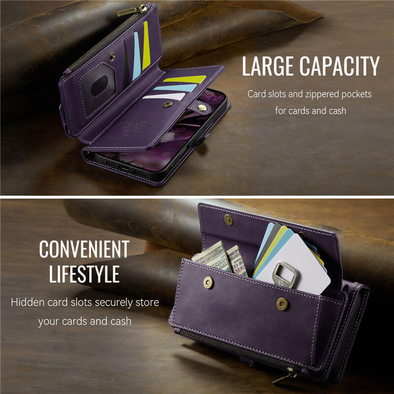 CaseMe iPhone 17 Pro Max Crossbody Wallet Case