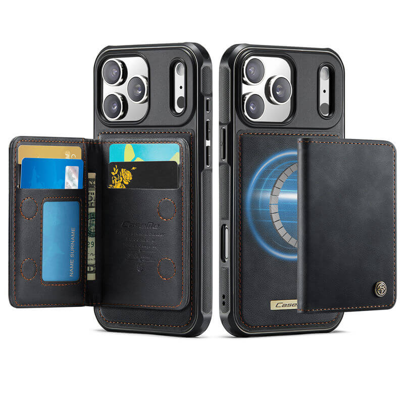 CaseMe iPhone 17 Pro Max 2-in-1 Detachable Magnetic Wallet Case