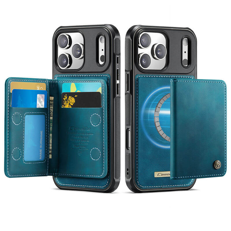 CaseMe iPhone 17 Pro 2-in-1 Detachable Magnetic Wallet Case