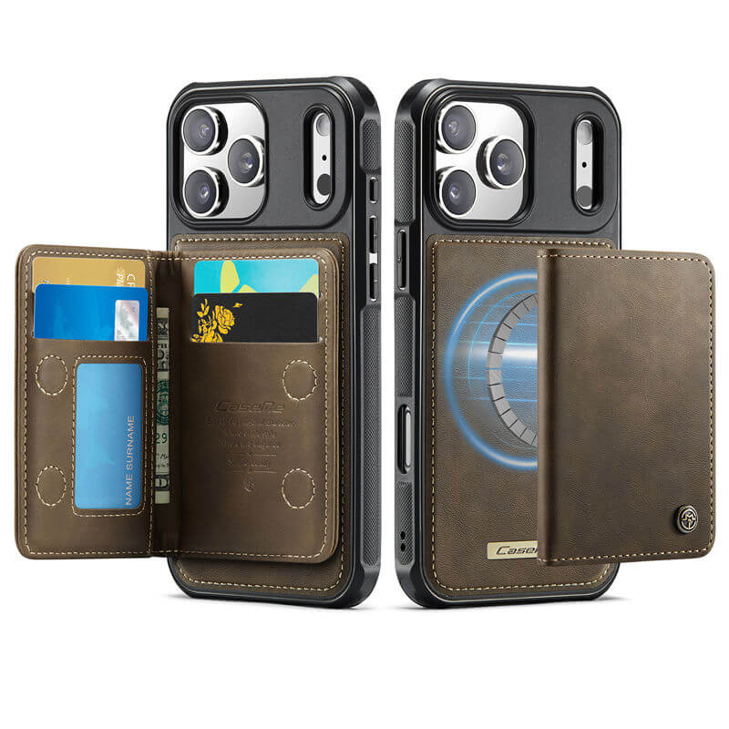 CaseMe iPhone 17 Pro Max 2-in-1 Detachable Magnetic Wallet Case