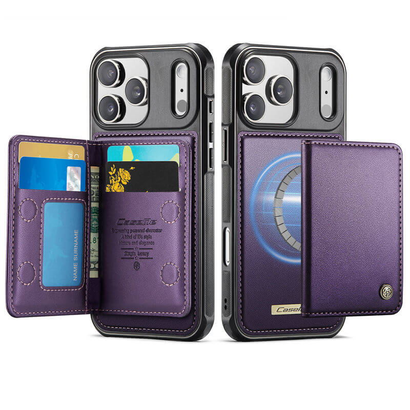 CaseMe iPhone 17 Pro Max 2-in-1 Detachable Magnetic Wallet Case
