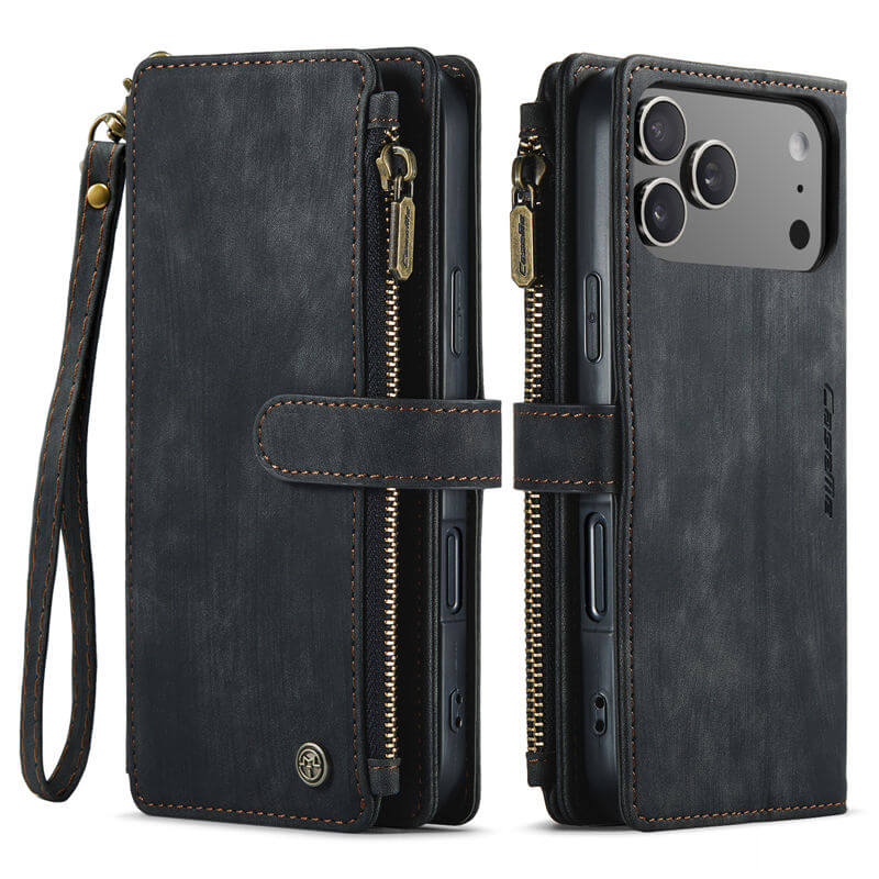 CaseMe iPhone 17 Pro Max Wallet Case with Wrist Strap