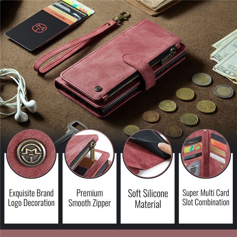 CaseMe iPhone 17 Pro Max Wallet Case with Wrist Strap