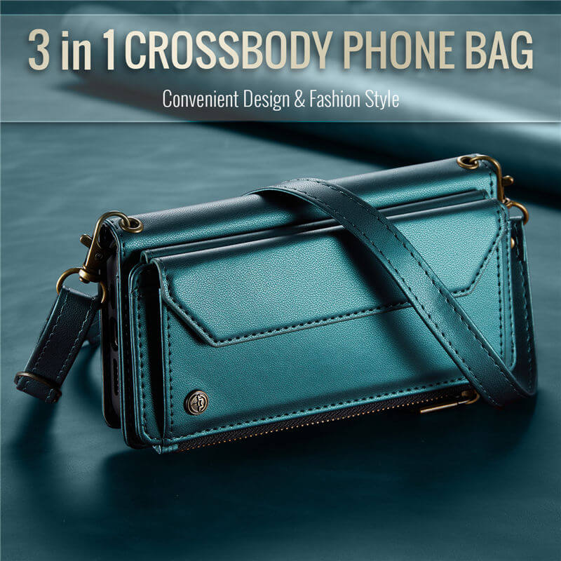 CaseMe iPhone 17 Pro Max Wallet RFID Blocking Crossbody Phone Case