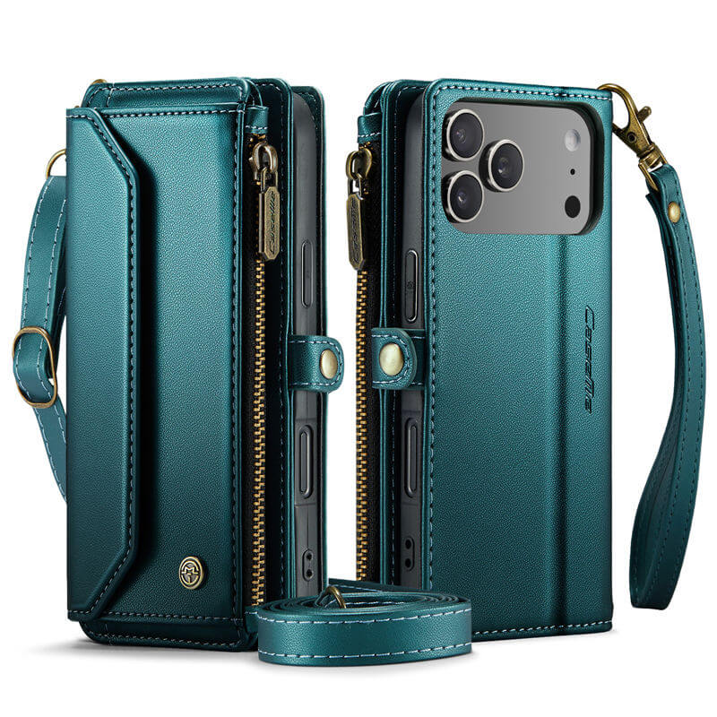CaseMe iPhone 17 Pro Max Wallet RFID Blocking Crossbody Phone Case