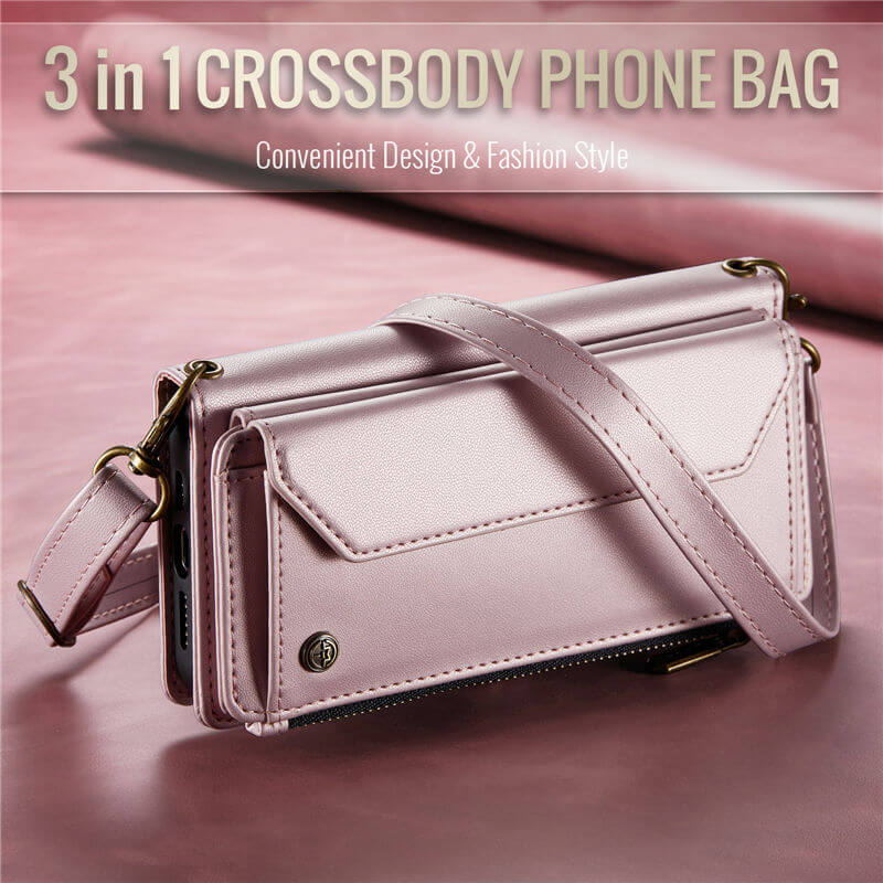 CaseMe iPhone 17 Pro Max Wallet RFID Blocking Crossbody Phone Case