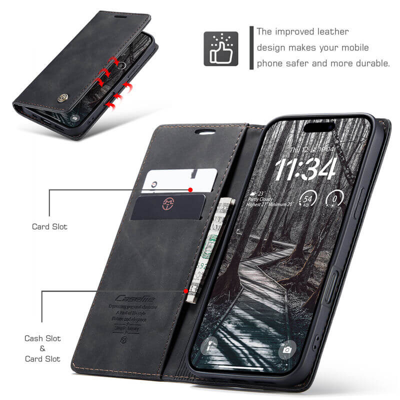 CaseMe iPhone 17 Pro Wallet Case
