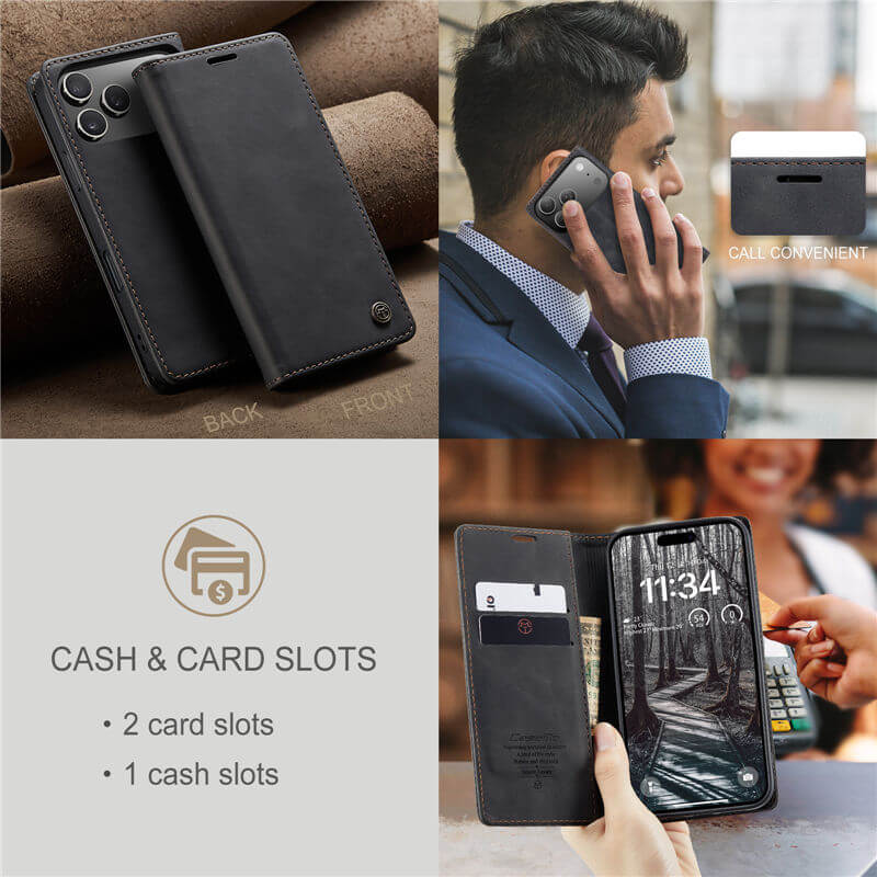 CaseMe iPhone 17 Pro Wallet Case