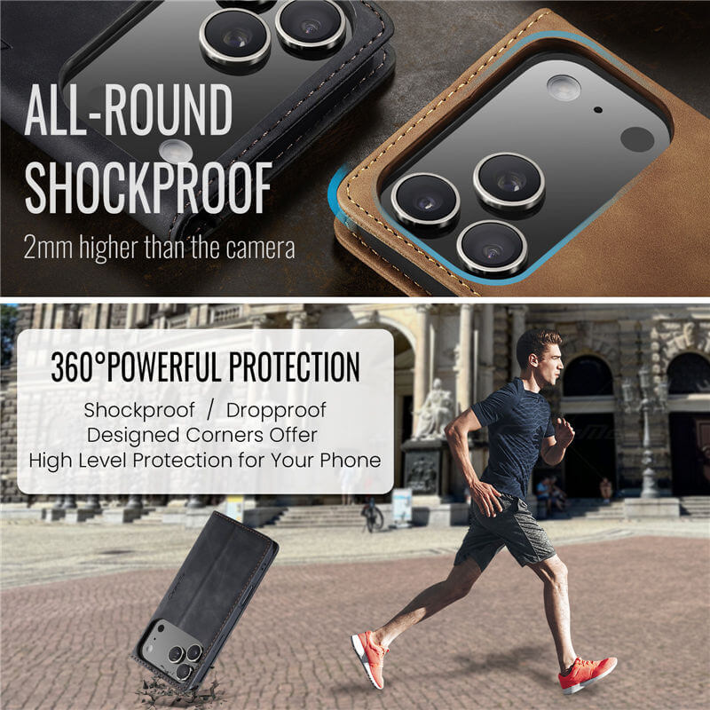 CaseMe iPhone 17 Pro Wallet Case