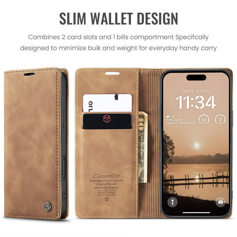 CaseMe iPhone 17 Pro Wallet Case