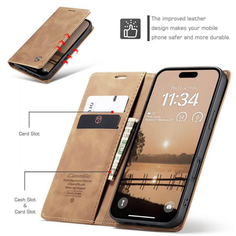 CaseMe iPhone 17 Pro Wallet Case