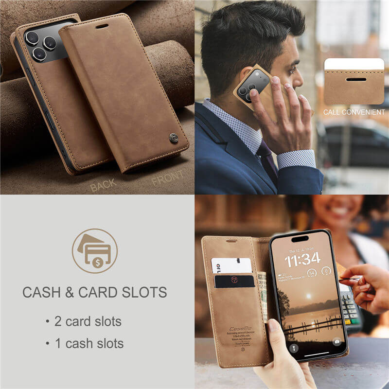 CaseMe iPhone 17 Pro Wallet Case