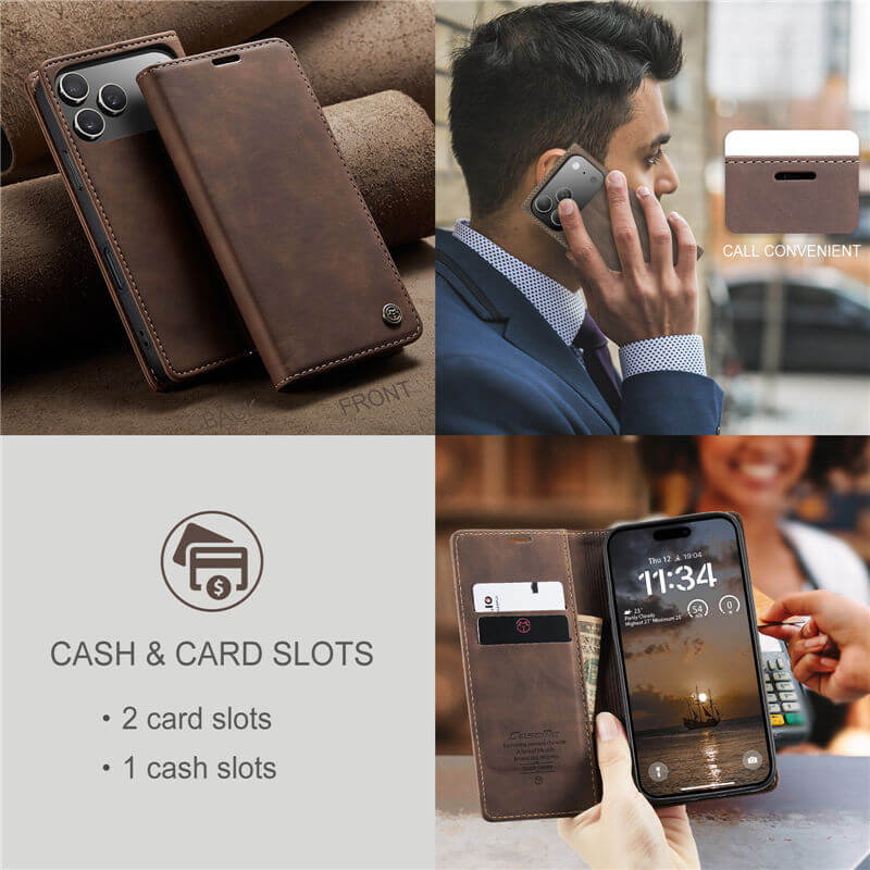 CaseMe iPhone 17 Pro Max Wallet Case