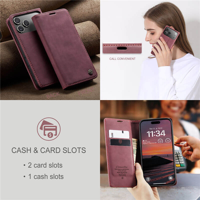 CaseMe iPhone 17 Pro Max Wallet Case