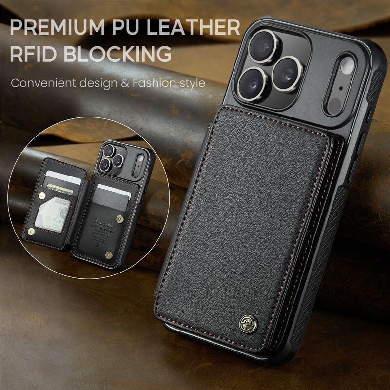 CaseMe iPhone 18 Pro Max RFID Blocking Card Holder Case