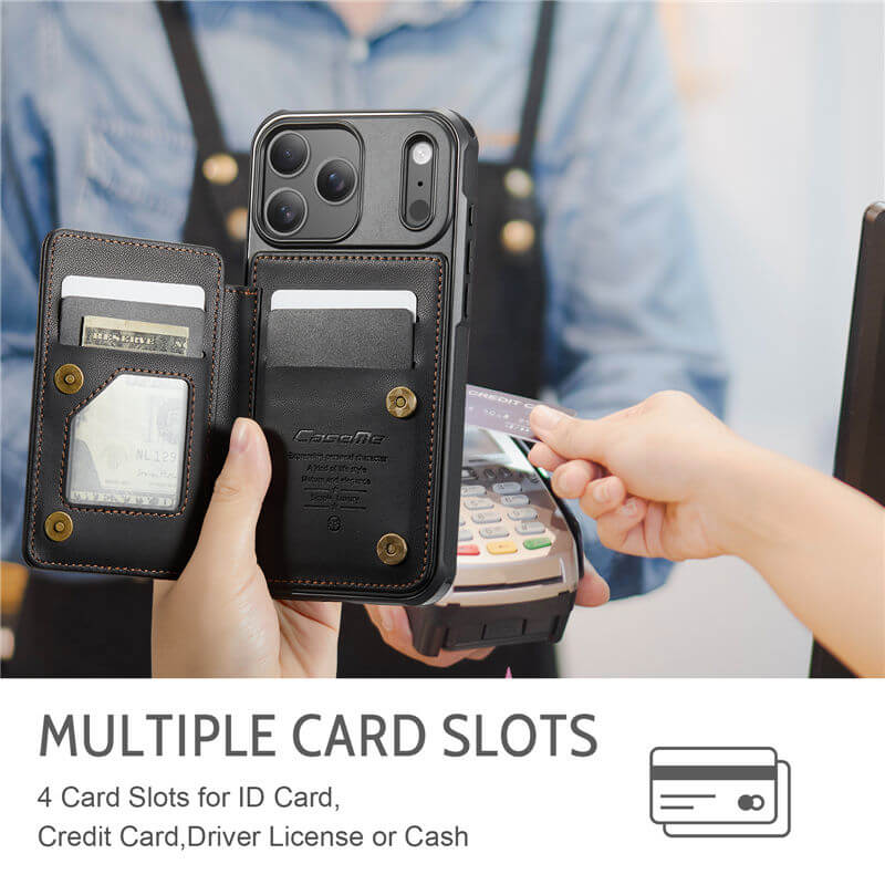 CaseMe iPhone 18 Pro Max RFID Blocking Card Holder Case