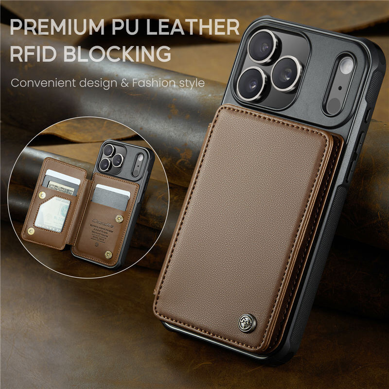 CaseMe iPhone 18 Pro Max RFID Blocking Card Holder Case