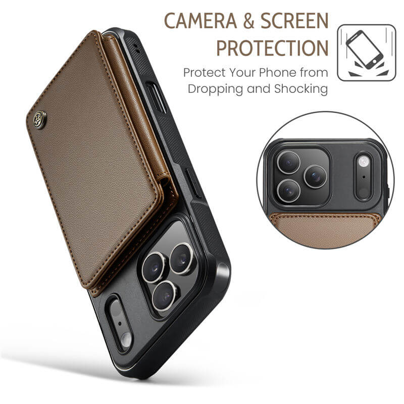 CaseMe iPhone 18 Pro Max RFID Blocking Card Holder Case