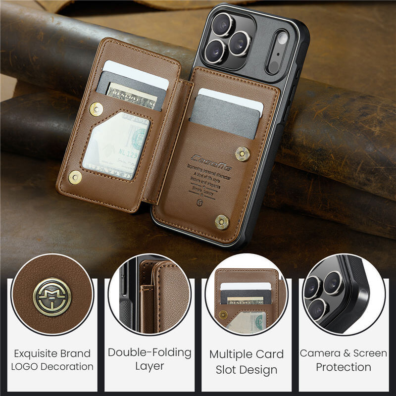 CaseMe iPhone 18 Pro Max RFID Blocking Card Holder Case