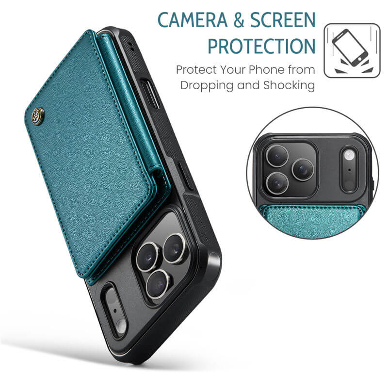 CaseMe iPhone 18 Pro Max RFID Blocking Card Holder Case