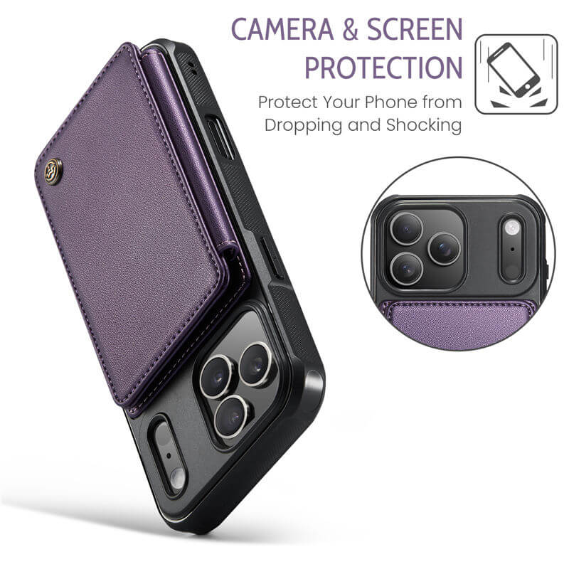 CaseMe iPhone 18 Pro Max RFID Blocking Card Holder Case