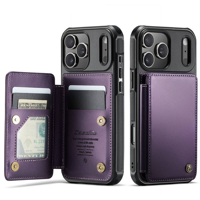CaseMe iPhone 18 Pro Max RFID Blocking Card Holder Case